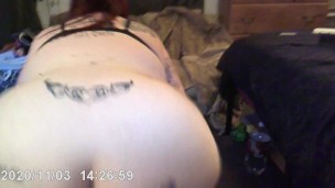 Submissive Wife Enjoys Dominant Man’s Rough Love from Behind in Intimate Home Video