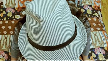 Insane Sloppy Amateur Hat Girl Blowjob & Brutal Doggy Fuck