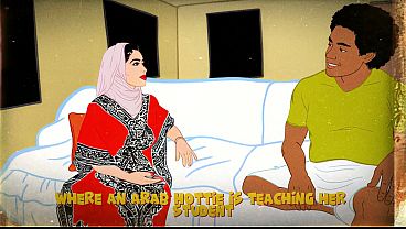 Big Ass Thick Arab Tutor Teaches Horny Student New Tricks