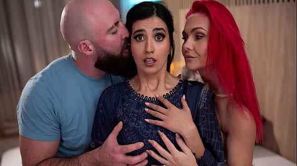 Conservative Arabic Girl Brutally Fucked by Twin Thruple