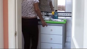 Filthy Stepmom Watches Stepson Cum While Rubbing Her Wet Pussy