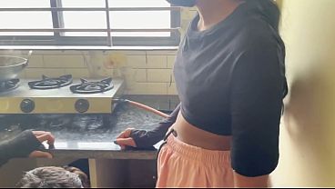 Insane Indian Bhabhi Ravaged by Husband in Kitchen Homemade