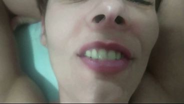 Stepmom Savagely Deflowers Virgin StepSon, Drowns Her in Cum!