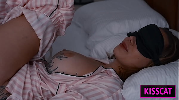 Stepson Creampies Blindfolded Stepmom as Hubby Showers Next Door!