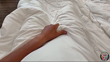 POV: Jerking Husband’s Morning Wood + Self Vibrator Fuck – We Cum Hard!