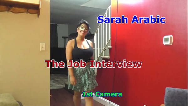 Brutal Job Interview: Arabic Sarah Gags on Thick Cock