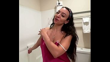 Hot Arab Sasha Destroys Pussy in Slippery Shower Solo