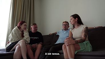 Filthy Amateur Swingers Swap Wives for Brutal Anal