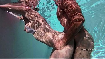 Brutal Underwater Anal: Sloppy Ass Lick Face Fuck Cum Guzzle