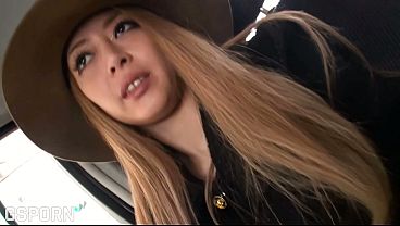 Blonde Japanese Slut Gags Deep & Begs for Creampie Pound