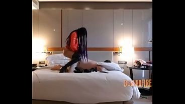 Rough DominaFire Strapon Pounds Pathetic Slave Mercilessly